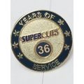 1" Custom Die Struck Years of Service Pin